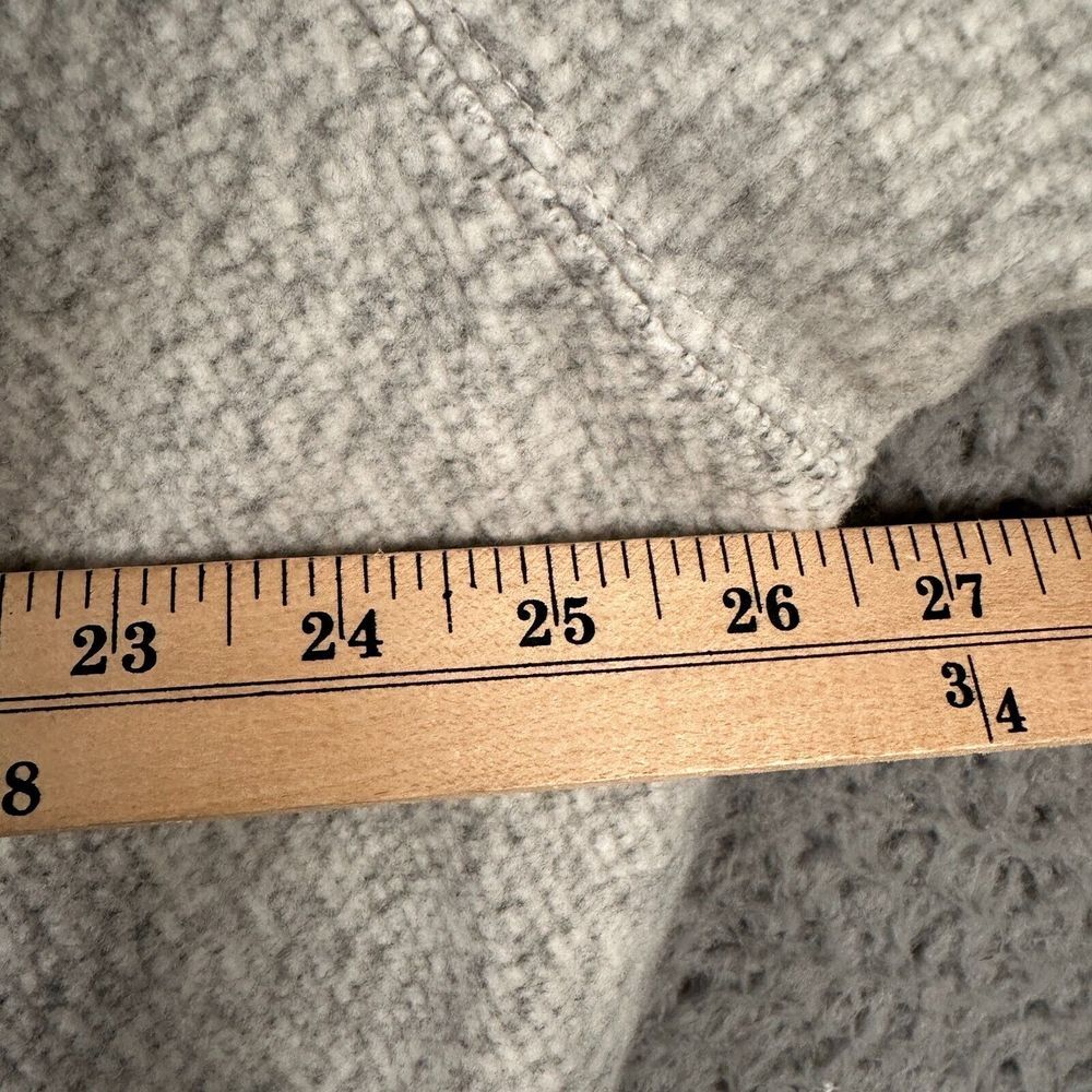 Lou & Grey Cozy‎ Textured Sweatshirt Womens 2XL Heather Gray Drawstring NWT - Picture 6 of 8